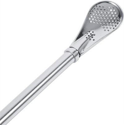 Promar pipet, paslanmaz çelik, 1 adet, el aleti (Yerba Mate Bombilla)