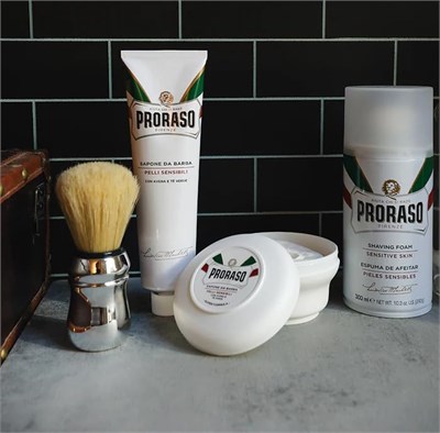 PRORASO 2019104 Tıraş Kremi, Yeşil Cay ve Yulaf Ozlü