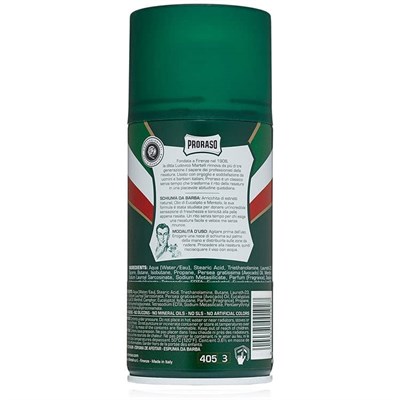 Proraso 2019109 Tıraş Köpüğü, Okaliptüs Yağı Ve Mentollü