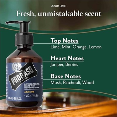 Proraso Beard Shampoo / Sakal Şampuanı Azure Lime