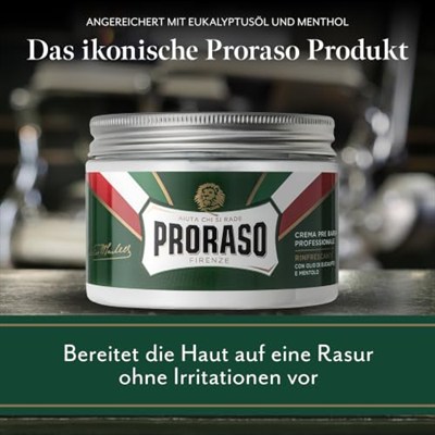 Proraso Okaliptüs Yağı ve Mentollü Pre Shave 300 ml Tıraş Kremi
