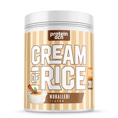 Proteinocean Cream of Rice Pirinç Kreması Muhallebi 1kg 20 Servis - Seçenekler: Muhallebi, Blueberry Muffin, Lemon Cheesecake, Çikolata...