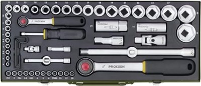 Proxxon 23040 Lokma Anahtar Seti, 4-32 mm Arası 6,3 mm (1/4