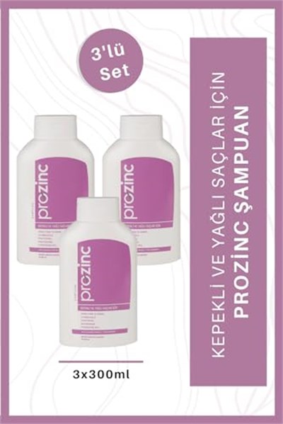 Prozinc Kepekli ve Yağlı Saçlar Arındırıcı Şampuan 300 ml 3 Al 2 Öde