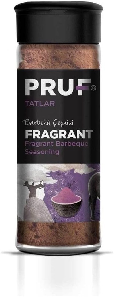 Pruf Fragrant Barbekü Çeşnisi / Fragrant Bbq Seasoning 45Gr. Sağlıklı Cam Şişe