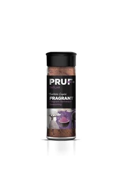 Pruf Fragrant Barbekü Çeşnisi / Fragrant Bbq Seasoning 45Gr. Sağlıklı Cam Şişe
