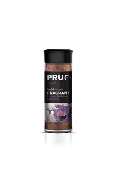 Pruf Fragrant Barbekü Çeşnisi / Fragrant Bbq Seasoning 45Gr. Sağlıklı Cam Şişe