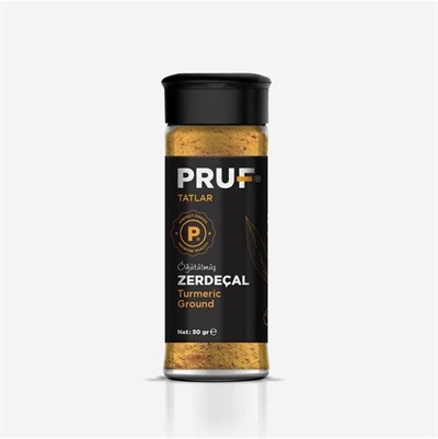 Pruf Zerdeçal Öğütülmüş 50 Gr. Cam Şişe