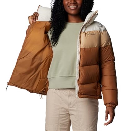 Puffect II Colorblock Kadın Kahverengi Outdoor Mont WL1195-224