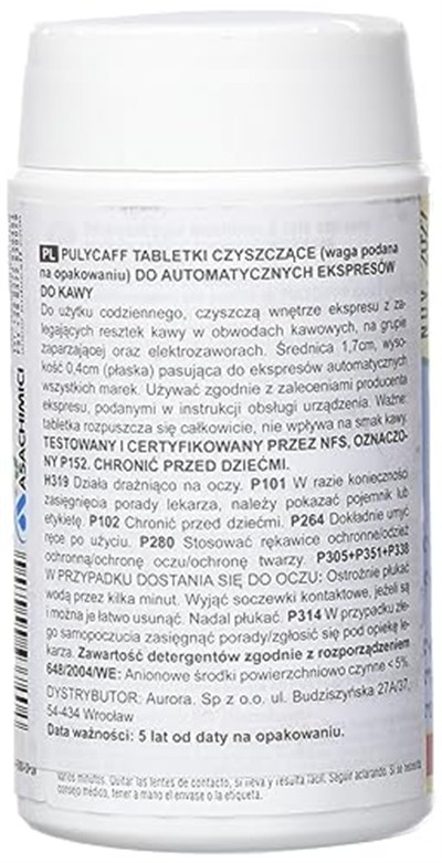 Puly Caff Pastiglie 60 x 2,5gr Tablet Deterjan