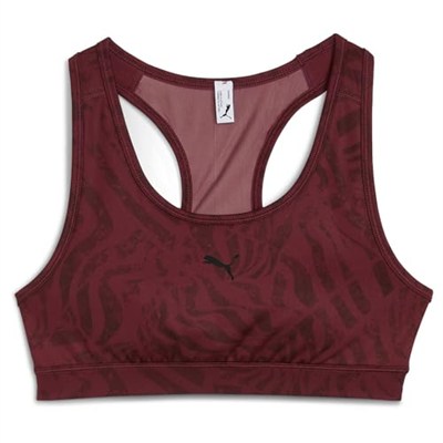 PUMA 4keeps Bra – Padded – Ribbon Stripe Print Sütyen Kadınlar