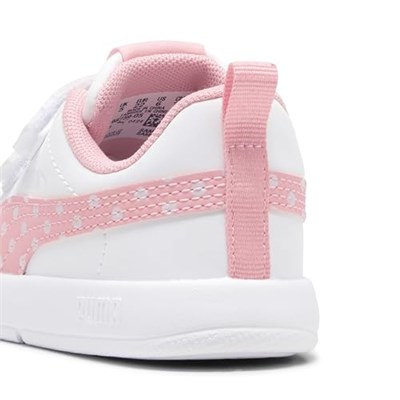 Puma Beyaz Bebek Yürüyüş Ayakkabısı Courtflex V3 Dotty V Inf P, 398759