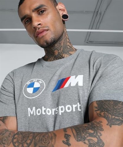 PUMA BMW MMS ESS Logo Tee Polo Tişört Üniseks Yetişkin