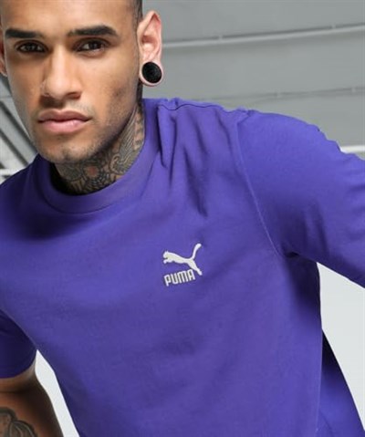 PUMA CLASSICS Small Logo Tee Polo Tişört Üniseks Yetişkin