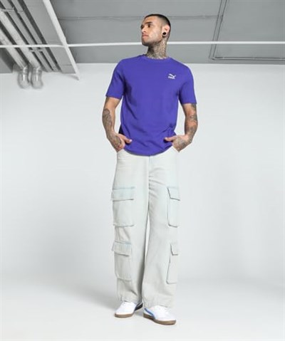 PUMA CLASSICS Small Logo Tee Polo Tişört Üniseks Yetişkin