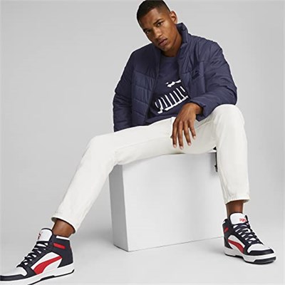 PUMA Erkek Ceketleri Essentials+ Dolgulu Ceket Erkek XXL Peacoat Blue