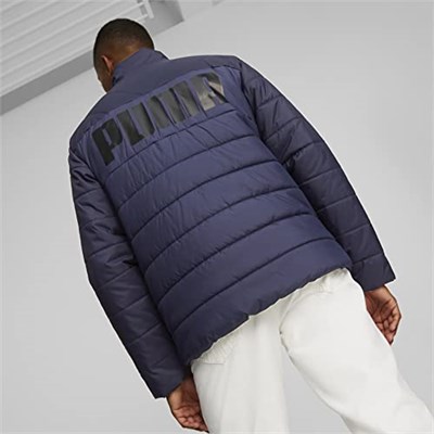 PUMA Erkek Ceketleri Essentials+ Dolgulu Ceket Erkek XXL Peacoat Blue