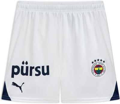PUMA Erkek/Unisex FSK Shorts Replica Jr-PUMA White-Blue Violet Knitted Shorts
