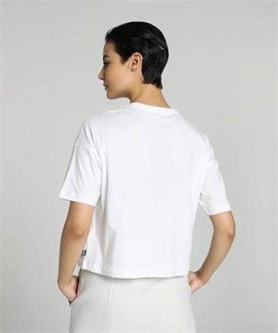 PUMA ESS Cropped Logo Tee Crop Top Kadın