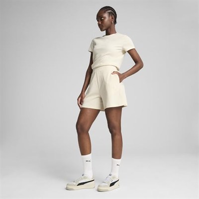 PUMA Ess Elevated High-rise Rib Shorts 5