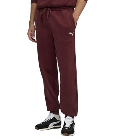 PUMA Ess Elevated Relaxed Wash Sweatpants Fl Örgü pantolon Erkek