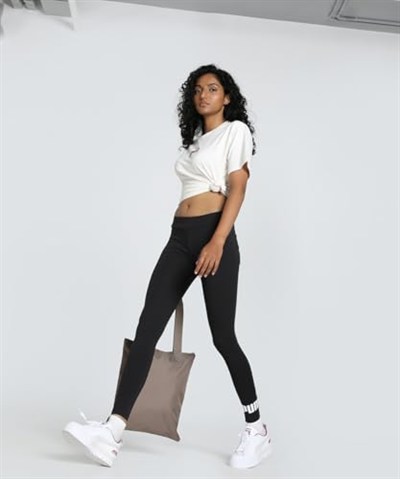 PUMA Ess No. 1 Logo Leggings eşofman altı kadın Kadın