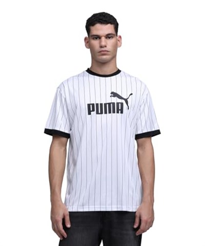 PUMA ESS Striped Jersey Forma Unisex Yetişkin