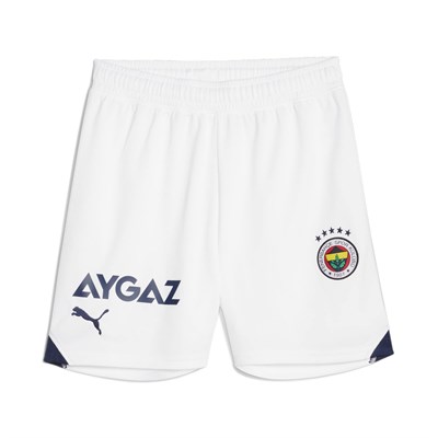 Puma Fenerbahçe Shorts Replica Jr Genç/Çocuk Fenerbahçe 2023/2024 Futbol Şortu 77202202 Beyaz
