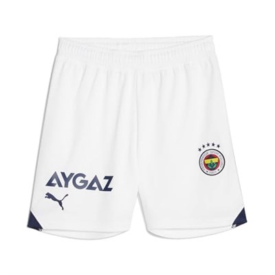 Puma Fenerbahçe Shorts Replica Jr Genç/Çocuk Fenerbahçe 2023/2024 Futbol Şortu 77202202 Beyaz