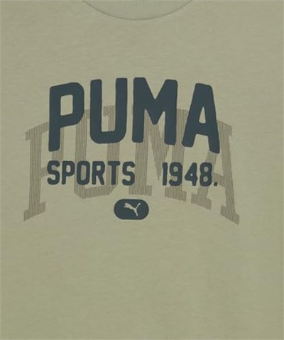 PUMA Graphic Varsity Tee Tees Üniseks Yetişkin
