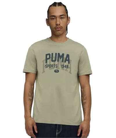 PUMA Graphic Varsity Tee Tees Üniseks Yetişkin