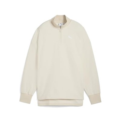 PUMA HER Half-Zip Winterized Crew Crew Sweats Kadın
