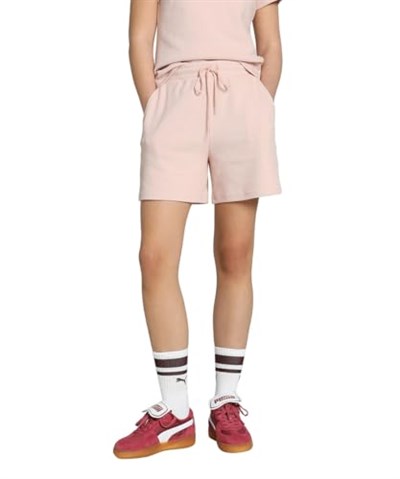 Puma Her High-Waist Kadın Bej Günlük Stil Şort