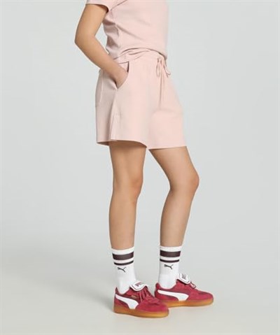 Puma Her High-Waist Kadın Bej Günlük Stil Şort