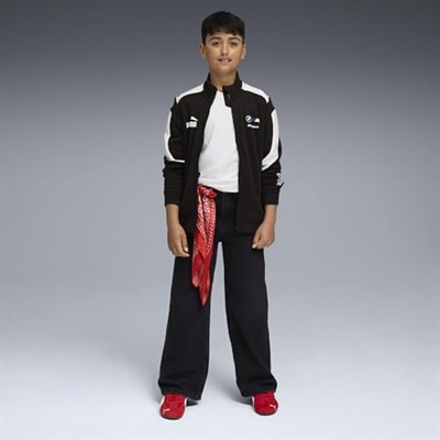PUMA Kids BMW M Motorsport MT7+ Genç Ceket, PUMA Black, 9-10Y