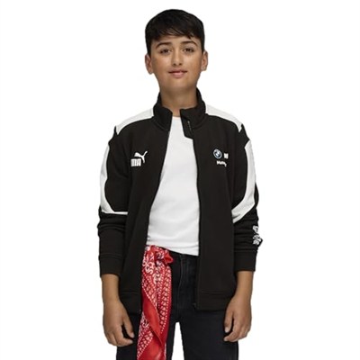 PUMA Kids BMW M Motorsport MT7+ Genç Ceket, PUMA Black, 9-10Y