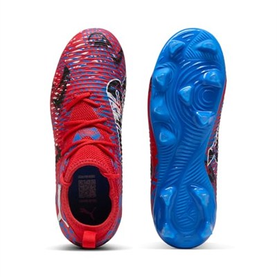 PUMA Kids FUTURE 8 MATCH PLAYMAKERS FG/AG Genç Krampon, PUMA Red-PUMA Black-Ultra Blue, 33_1_2