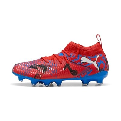 PUMA Kids FUTURE 8 MATCH PLAYMAKERS FG/AG Genç Krampon, PUMA Red-PUMA Black-Ultra Blue, 33_1_2