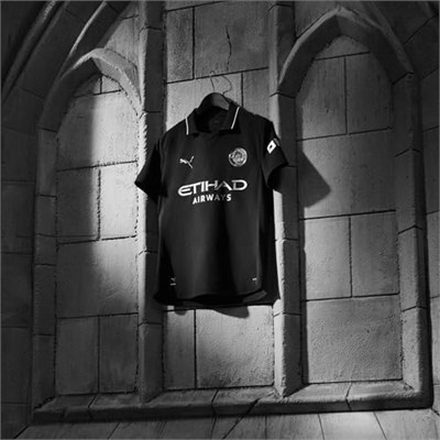 PUMA MCFC Away Replica Jr, Jerseys, Üniseks, Çocuk ve Genç