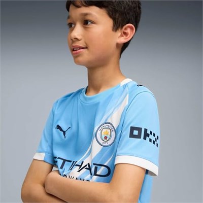 PUMA MCFC Home Jersey Replica Jr Forma Unisex Çocuk - Seçenekler: 7-8 Yıl, 13-14 YAŞ, 11-12 Yıl, 5-6YAŞ, 15-16 YAŞ, 9-10 Yıl