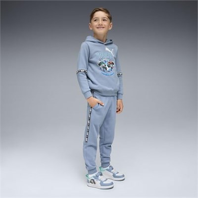 Puma Normal Paça Erkek Çocuk Eşofman Altı 63239734-Puma X Hot Wheels Sweatpan, Mavi, 4-5 Yaş
