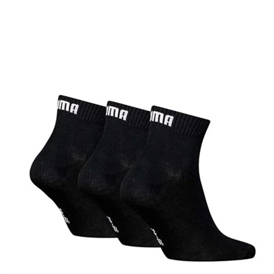 PUMA Plain Recycled Cotton Quarter Çorap Üniseks Yetişkin