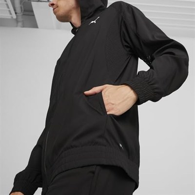 PUMA Puma Fit Woven Full Zip ceket Dokuma ceket Üniseks Yetişkin