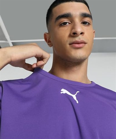 PUMA Puma Futbol Takım Forması Erkek Mor Siyah Beyaz Beden M Tişört Erkek