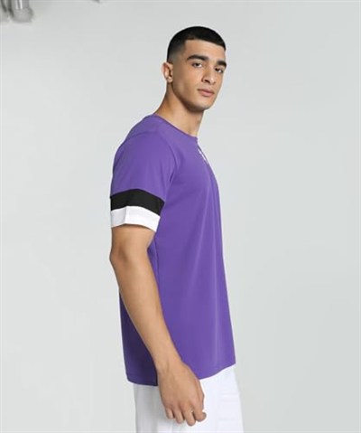 PUMA Puma Futbol Takım Forması Erkek Mor Siyah Beyaz Beden M Tişört Erkek