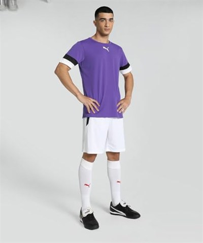 PUMA Puma Futbol Takım Forması Erkek Mor Siyah Beyaz Beden M Tişört Erkek