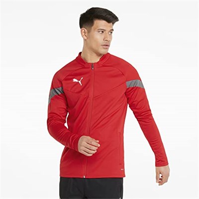Puma Teamfinal Training Jacket Erkek Futbol Antrenman Ceketi 65737801 Kırmızı