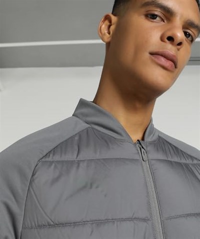 Puma Teamliga Hybrid Jacket Erkek Futbol Ceketi 65732113 Gri