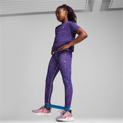 Puma Train Favorite Short Kız Çocuk Tişört, 57-680257-6