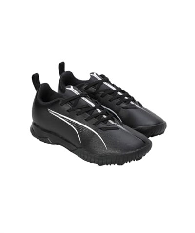 PUMA Ultra 5 Play TT Jr Futbol Ayakkabısı, Siyah Beyaz, 43 EU, Puma Black Puma White, 43 EU